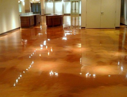 How To Fix Scratches on Stained Concrete Floors